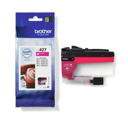 BROTHER LC-427M INK JET MAGENTA PER MFC-J6955DW / MFC-J6957DW / MFC-J5955DW / HL-J6010DW 1.500 PAGINE